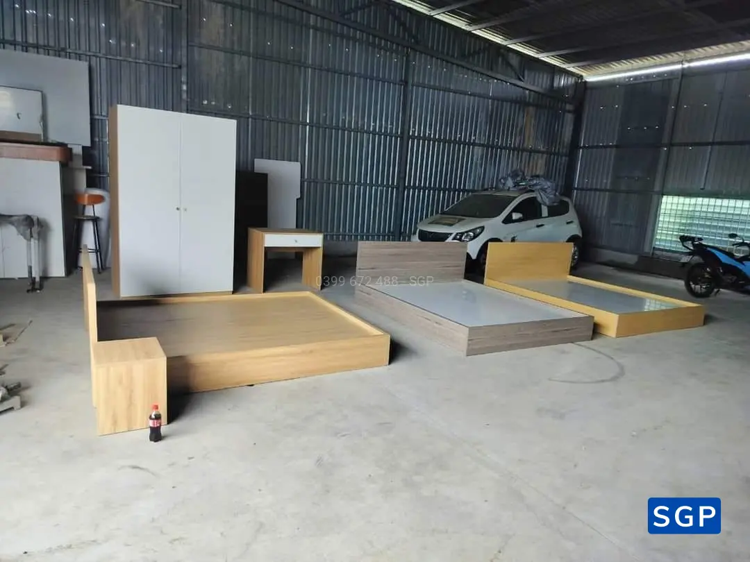 giường mdf
