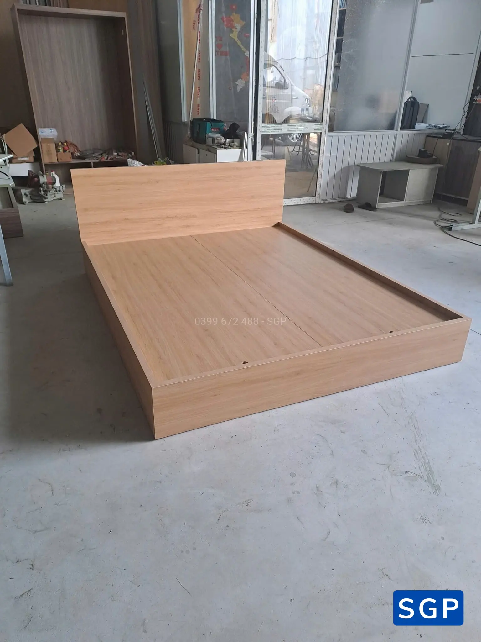 giường mdf