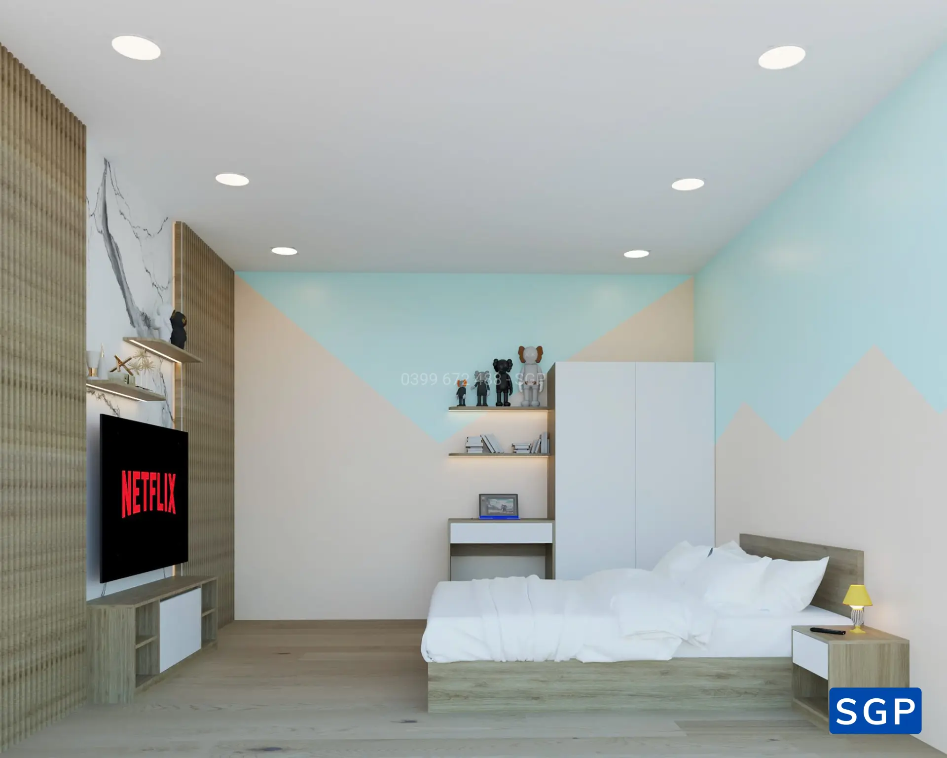 giường mdf