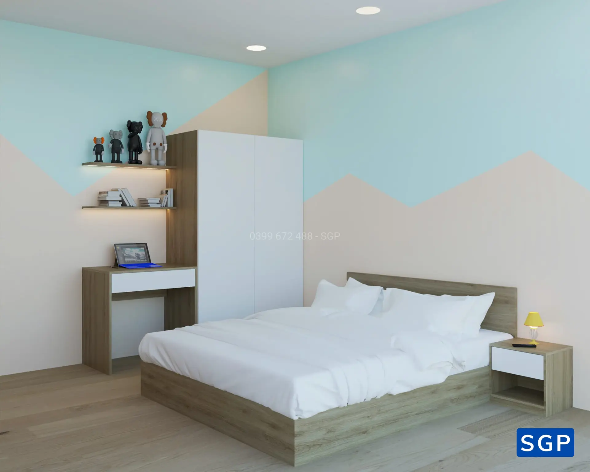 giường mdf
