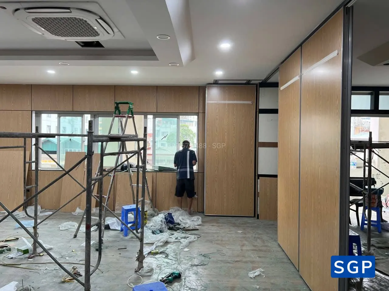 Lắp đặt vách di động cho văn phòng - 3