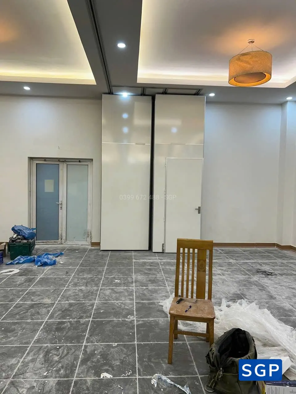 vách ngăn di động có cửa nhà hàng  - 4