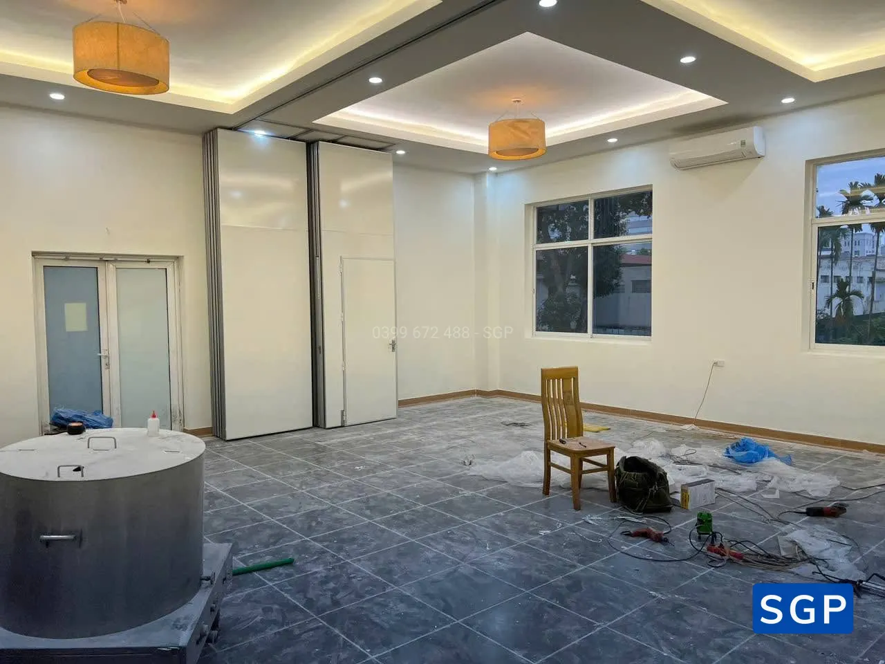 vách ngăn di động có cửa nhà hàng  - 6