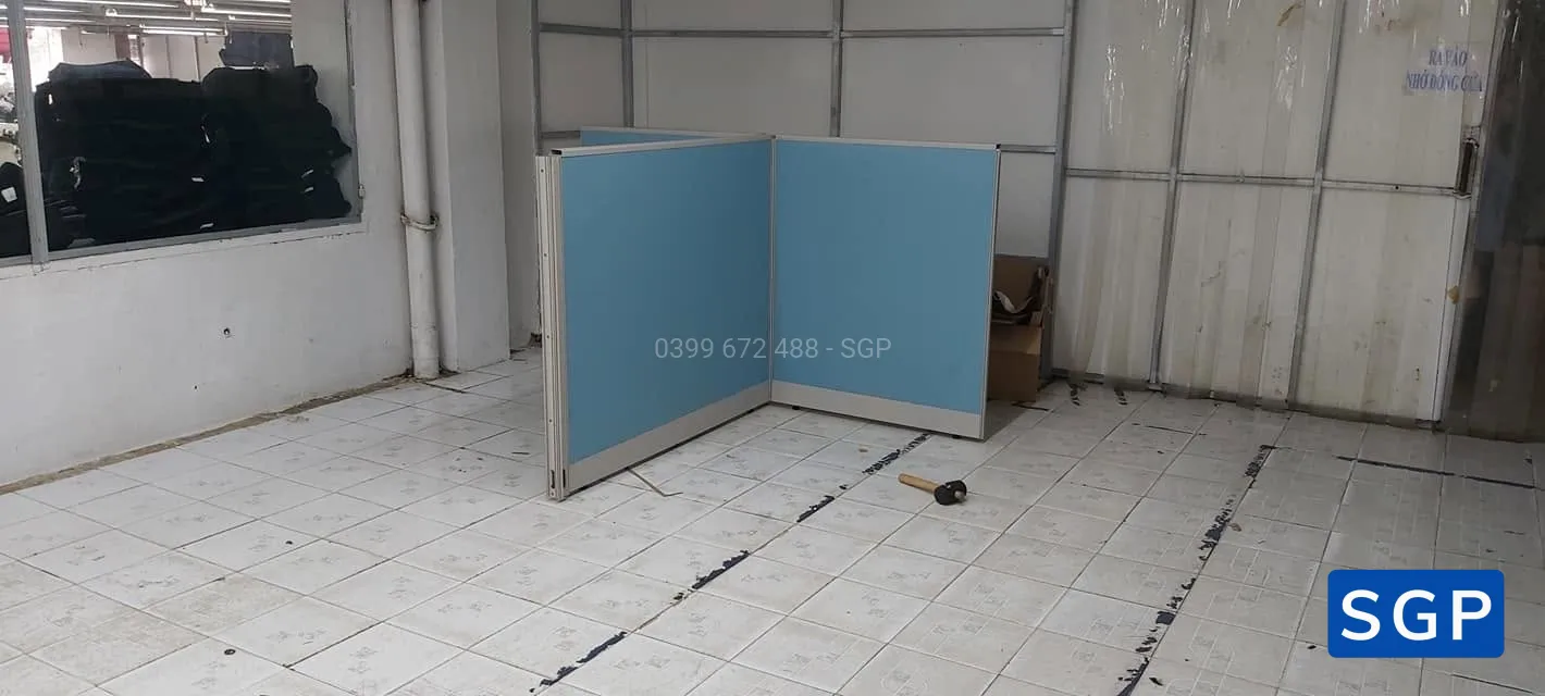 giao vách ngăn nỉ cho công ty may