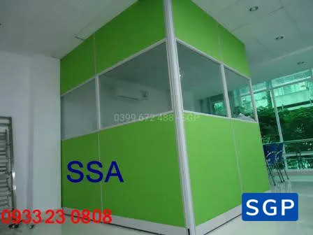Lắp đặt vách ngăn phòng cho công ty máy lọc nước