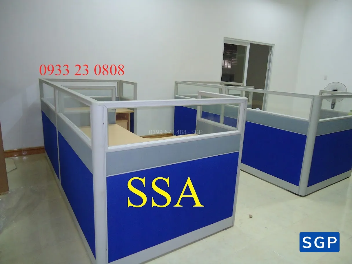 Sản xuất và lắp đặt vách nỉ kính