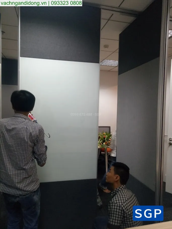 Sản xuất và lắp đặt vách di động cho công ty bào hiểm - 9
