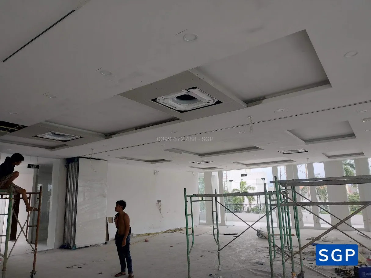Sản xuất và lắp đặt vách di động công trình Đồng Tháp