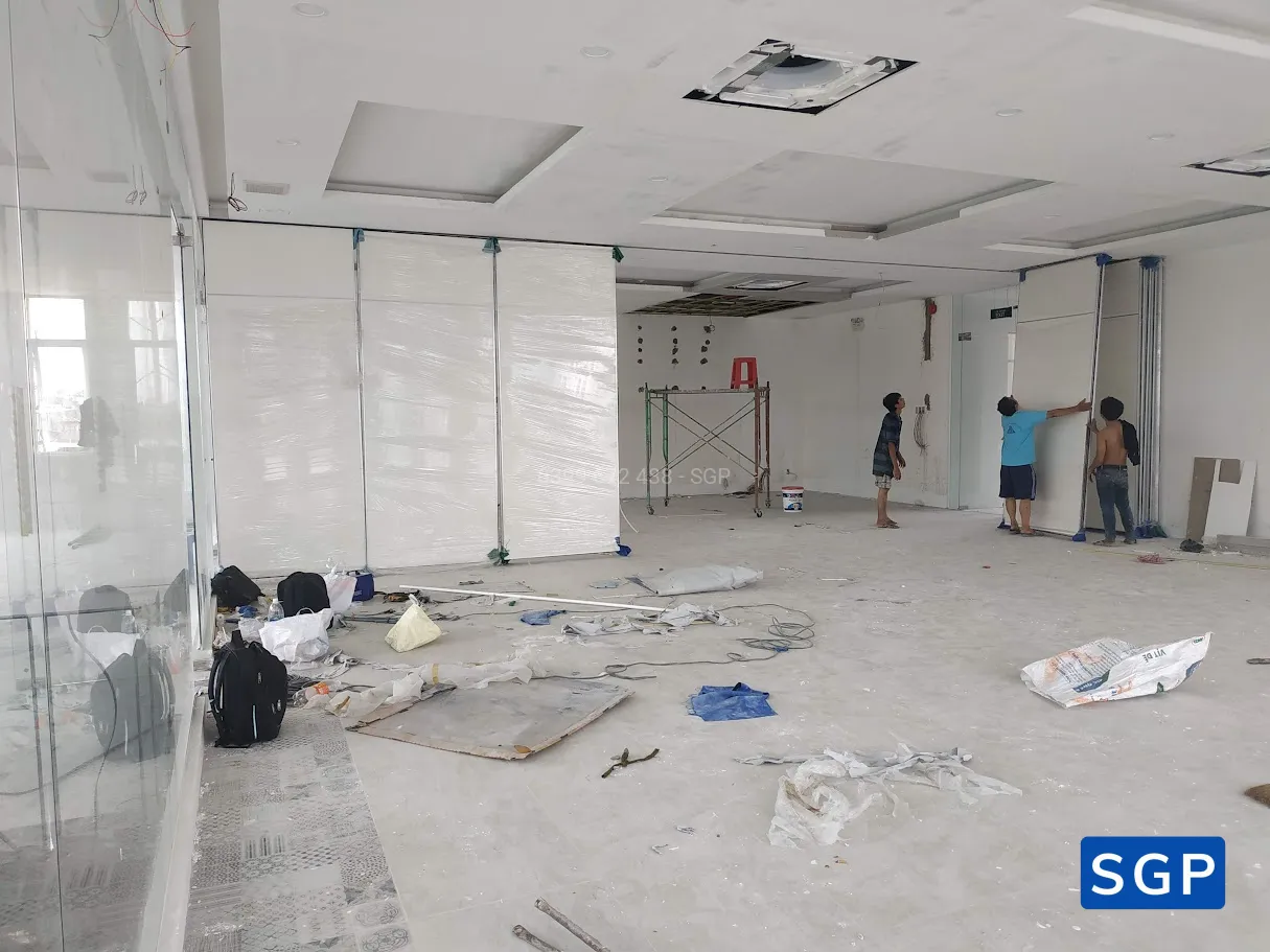 Sản xuất và lắp đặt vách di động công trình Đồng Tháp
