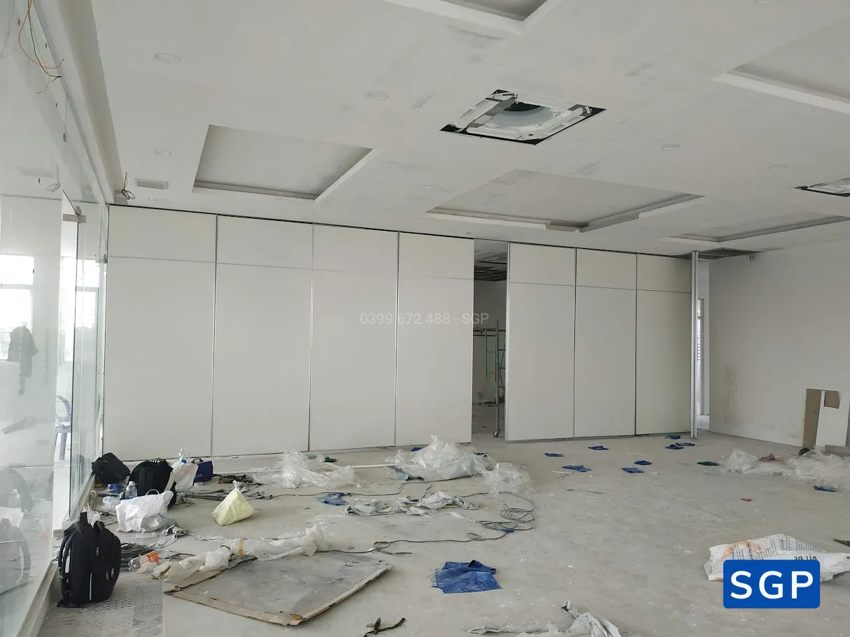 Sản xuất và lắp đặt vách di động công trình Đồng Tháp