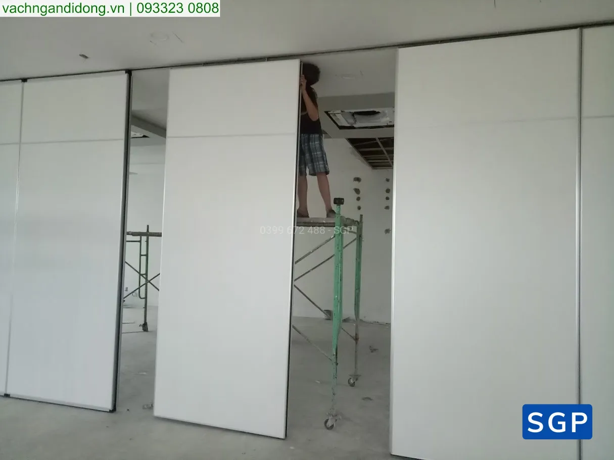 Sản xuất và lắp đặt vách di động công trình Đồng Tháp