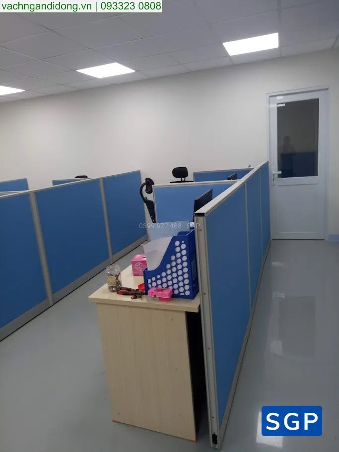 Sản xuất và lắp đặt vách nỉ
