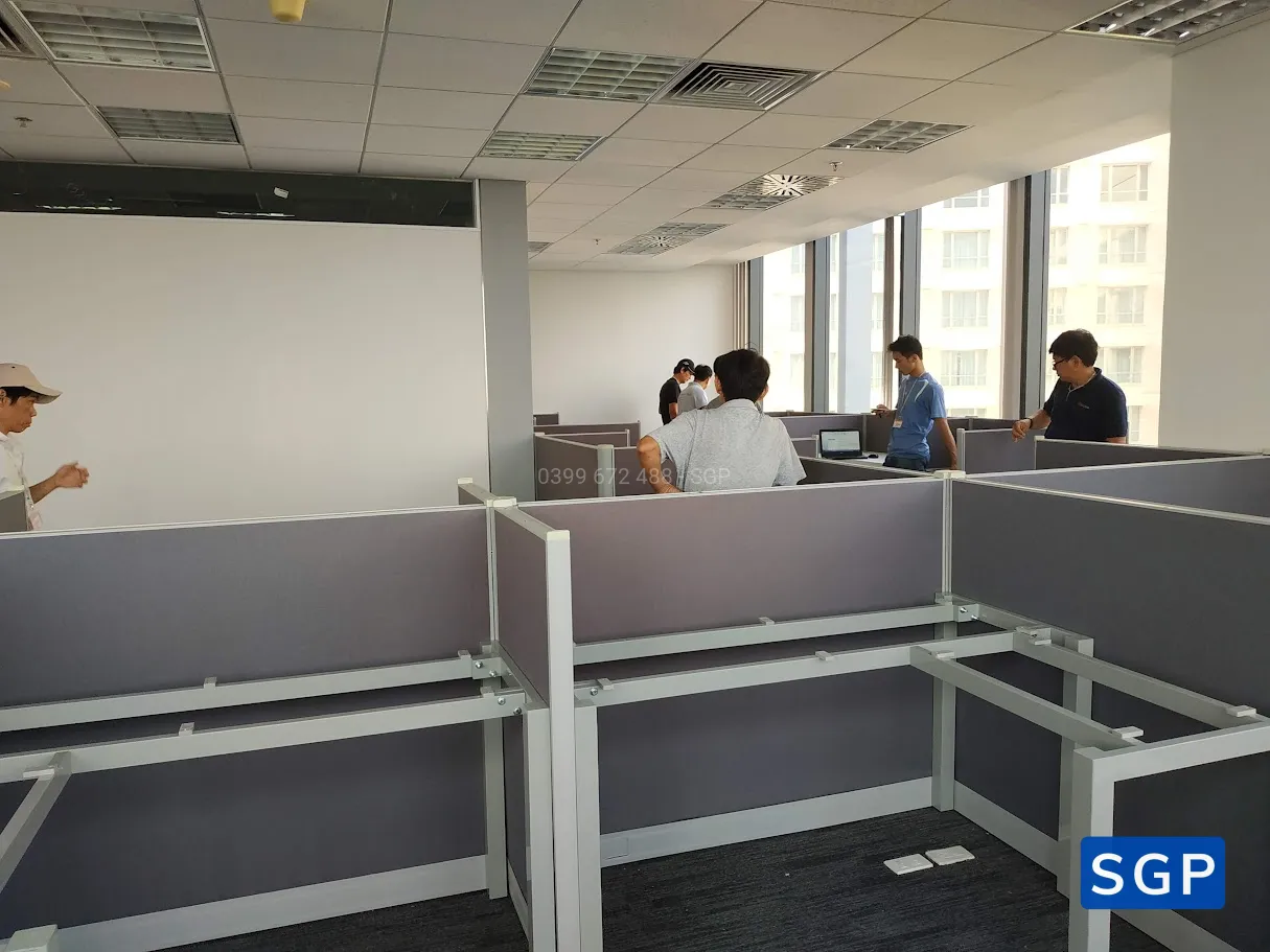 Sản xuất và lắp đặt vách nỉ