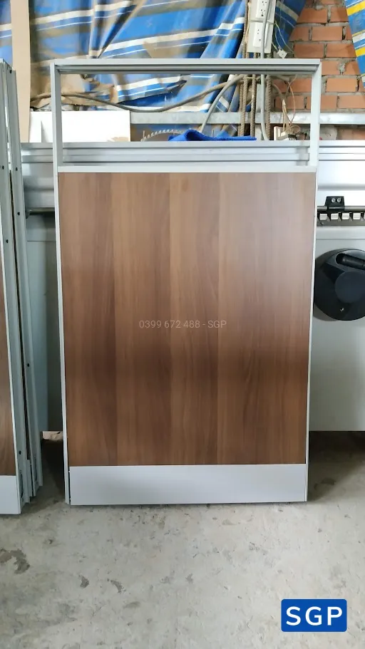 Sản xuất vách ngăn gỗ kính cho cửa hàng nội thất - 4