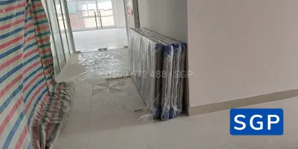 vách di động bọc nỉ cho công ty bảo hiểm