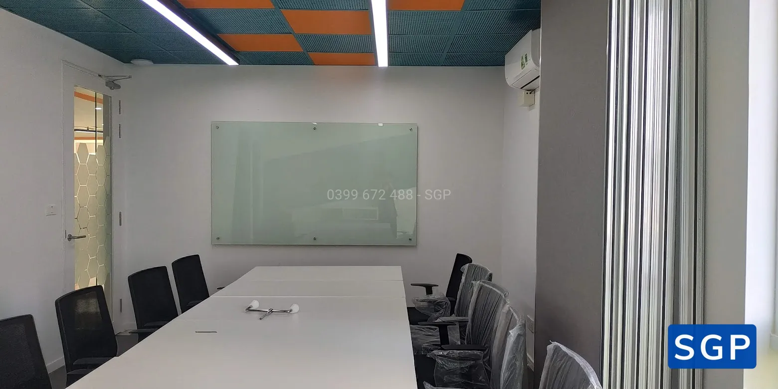 vách di động bọc nỉ cho công ty bảo hiểm