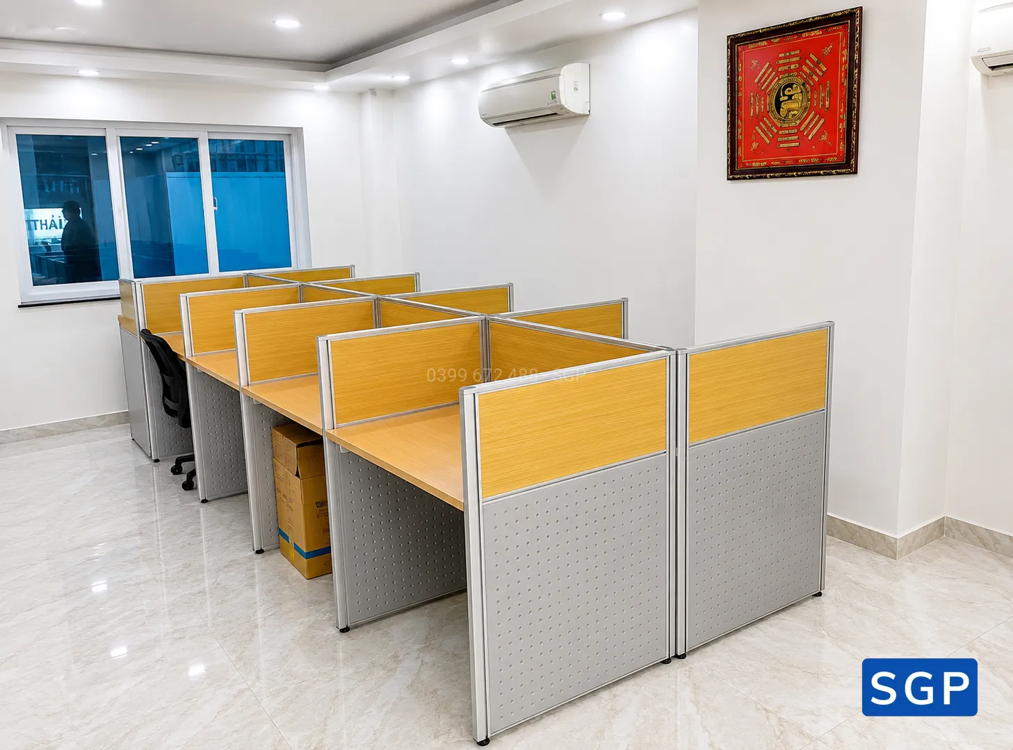 Hoàn thiện vách ngăn 2 múi hệ 25 - 2