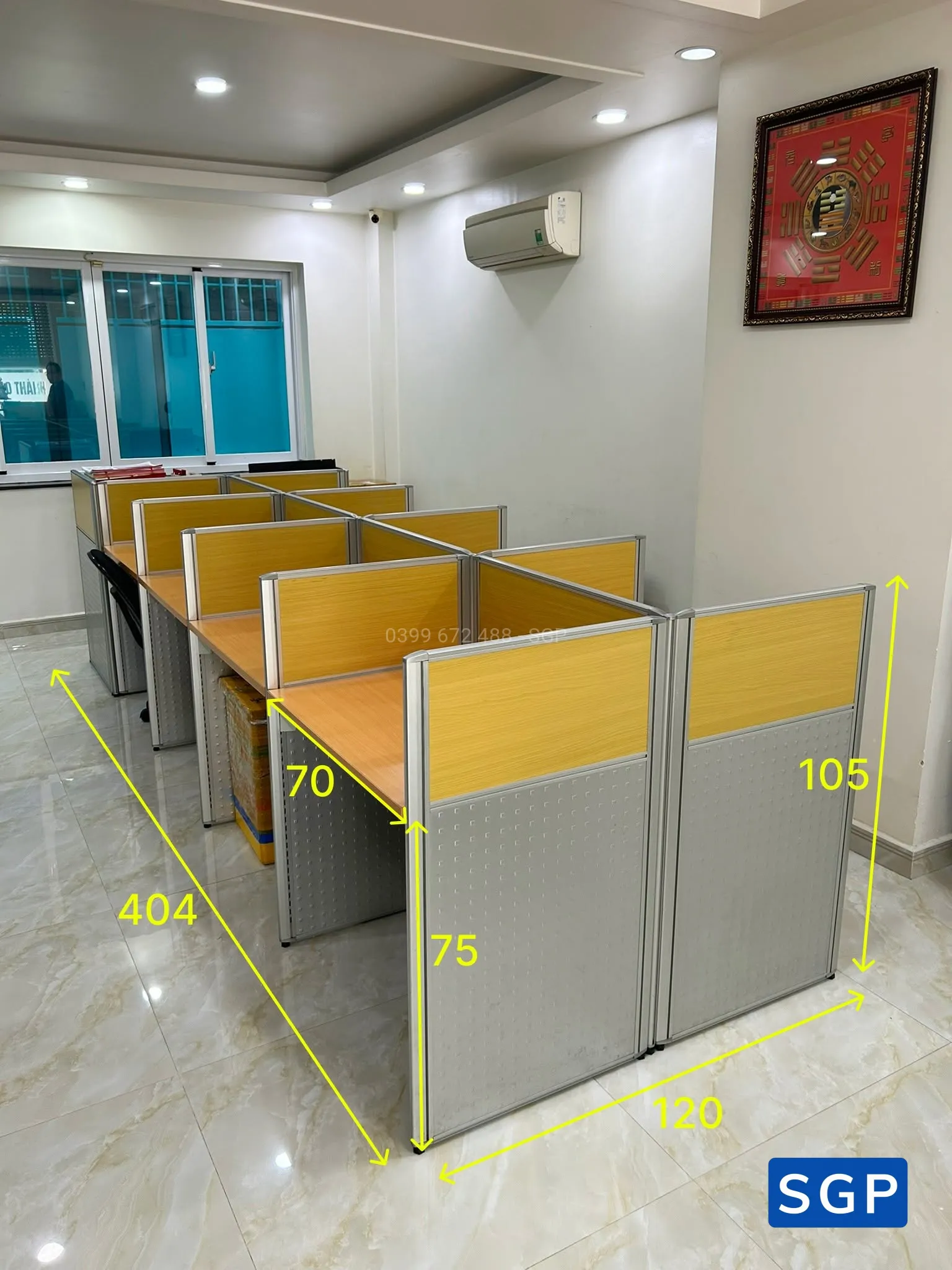 Hoàn thiện vách ngăn 2 múi hệ 25 - 5