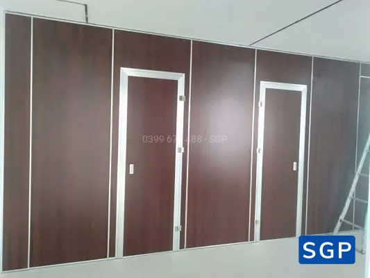 Hoàn thiện vách di động