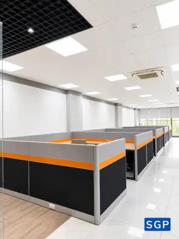 Vách ngăn nỉ khung nhôm 2 múi