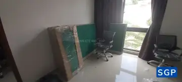 lắp đặt vách ngăn nỉ cho cụm bàn 4 chỗ