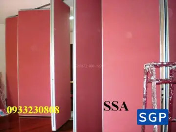 lắp vách di động nỉ