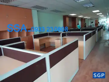 sản xuất và lắp đặt hoàn thiện vách nỉ 2 múi cho công ty văn phòng