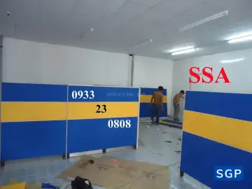 Sản xuất và lắp đặt vách nỉ 3 múi