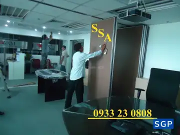 Sản xuất và lắp đặt vách di động