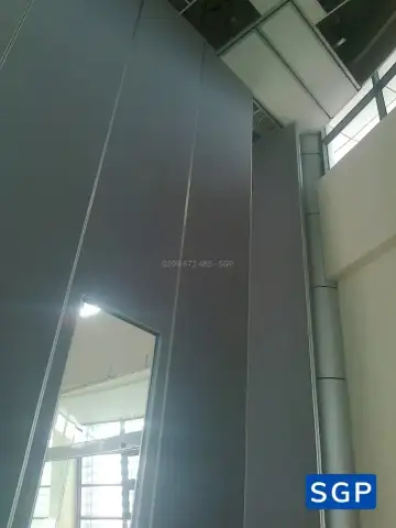 Sản xuất và lắp đặt vách di động - trung tâm việc làm miền bắc