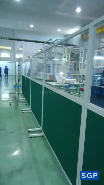 Sản xuất và lắp đặt vách di động