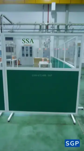 Sản xuất và lắp đặt vách di động