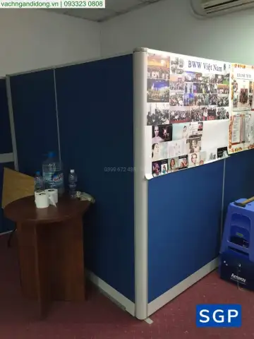 Giao hàng và lắp đặt vách nỉ