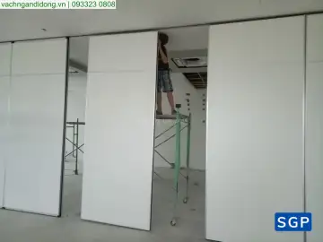 Sản xuất và lắp đặt vách di động công trình Đồng Tháp
