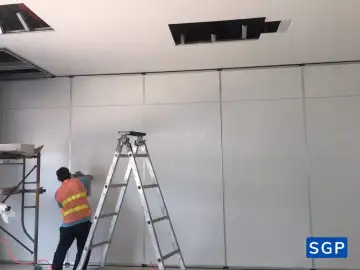 Sản xuất và lắp đặt vách di động cho công ty trong KCN