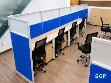 SSA lắp đặt vách ngăn nỉ kính 