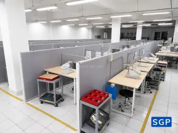 Hoàn thiện vách ngăn nỉ cho công ty may