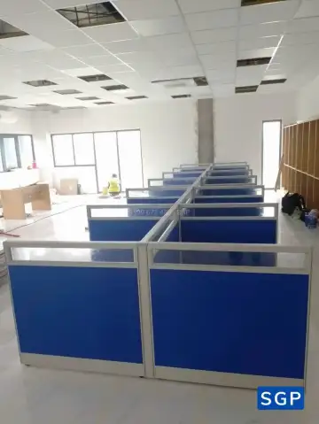 Lắp đặt hoàn thiện vách ngăn nỉ kính