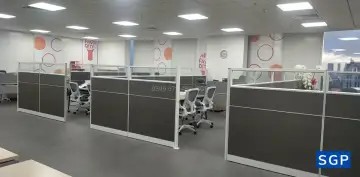 Vách ngăn lửng có kính