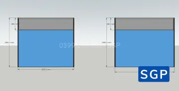 Lắp vách ngăn lửng cho trường học quốc tế gần Cấu Sài Gòn