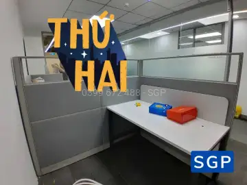 Hoàn thiện vách ngăn lửng nỉ kính