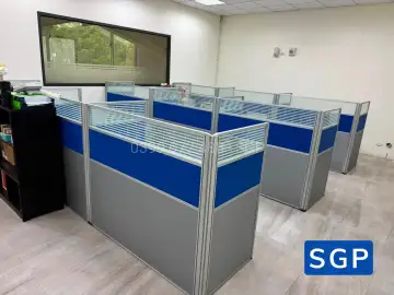 Lắp đặt hoàn thiện vách ngăn bàn làm việc