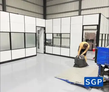 Lắp đặt vách ngăn phòng cho công ty ở HCM