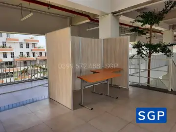 Lắp đặt vách ngăn tại hội chợ cho trường FPT ở quận 9