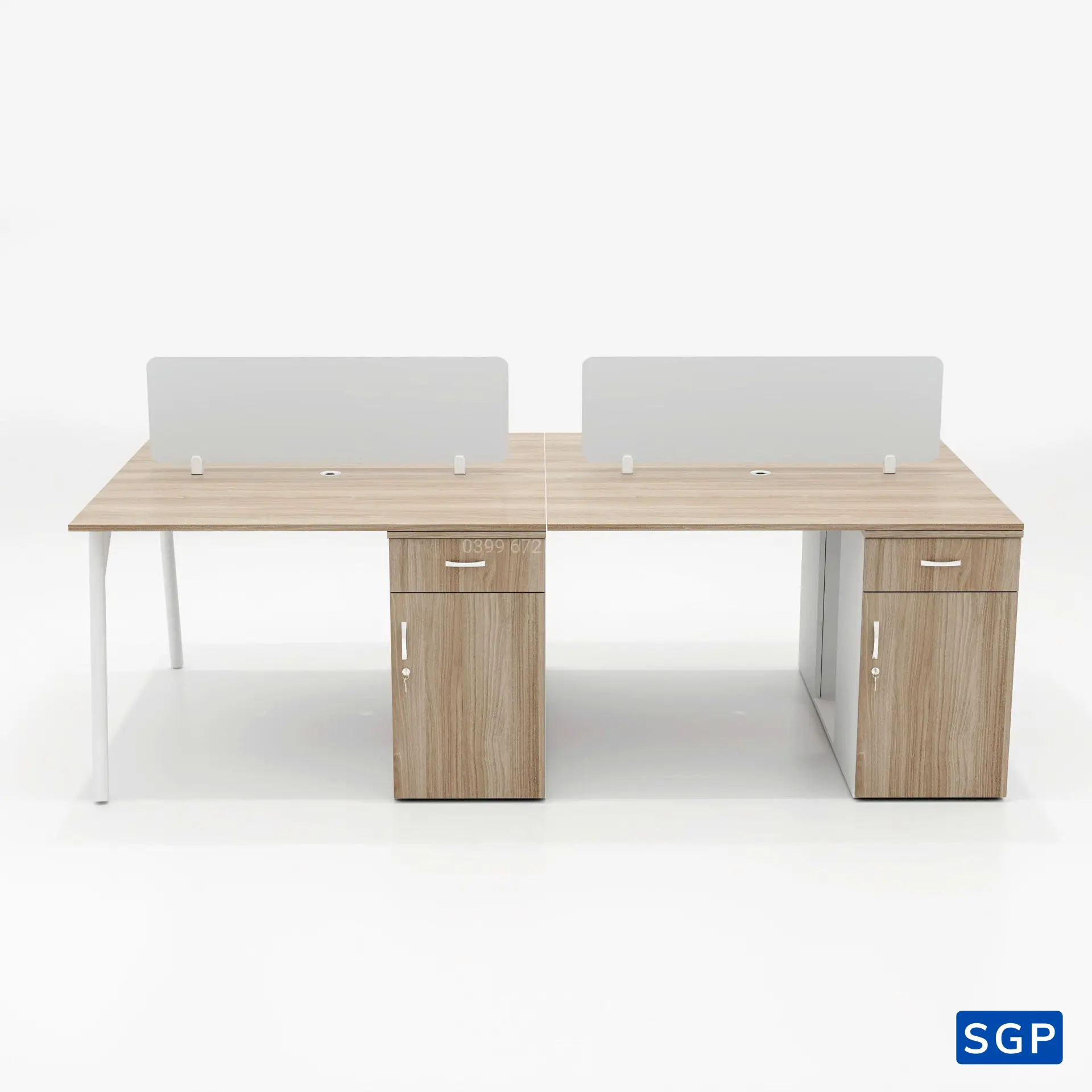 Bàn làm việc 4 người ngồi