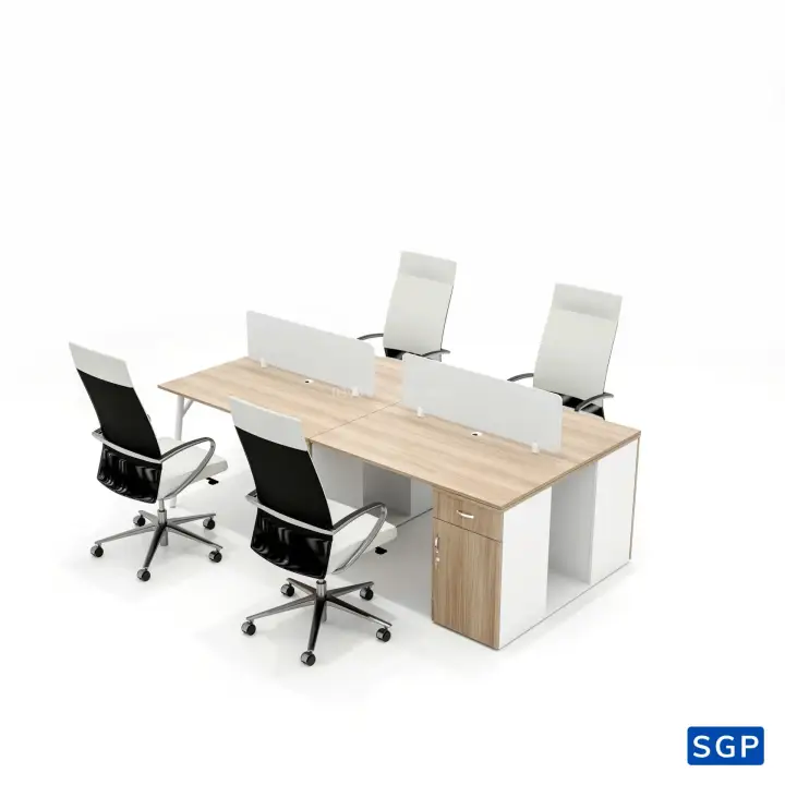 Bàn làm việc 4 người ngồi