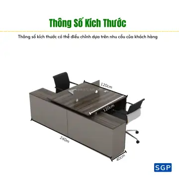 Cụm bàn làm việc 2 người  3