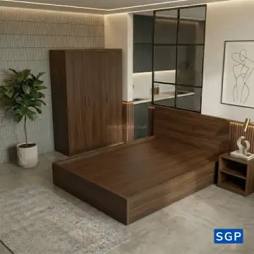 Combo giường tủ tặng tab